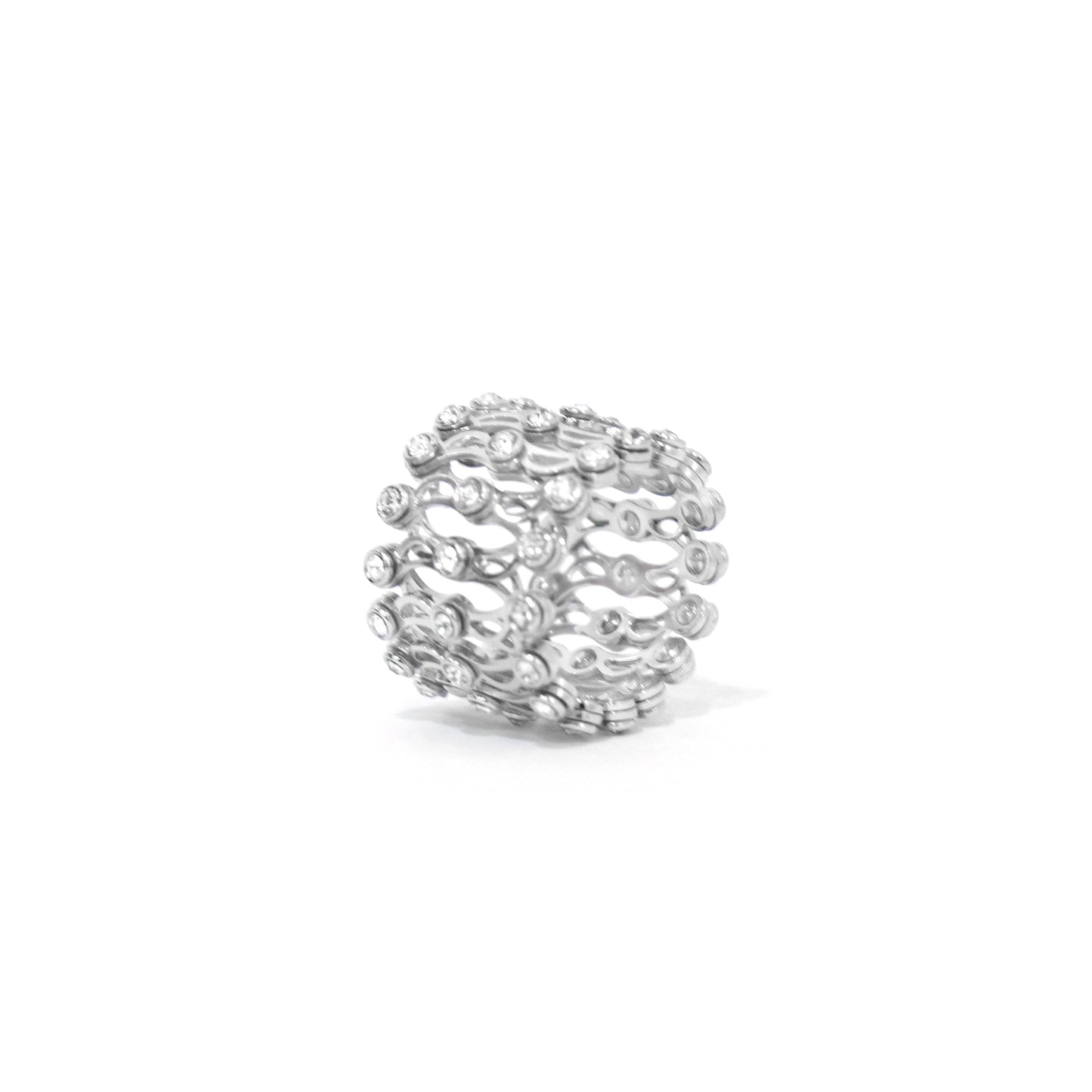 KUPPANDA’S 925 Sterling Silver Ring cum Bracelet for Women