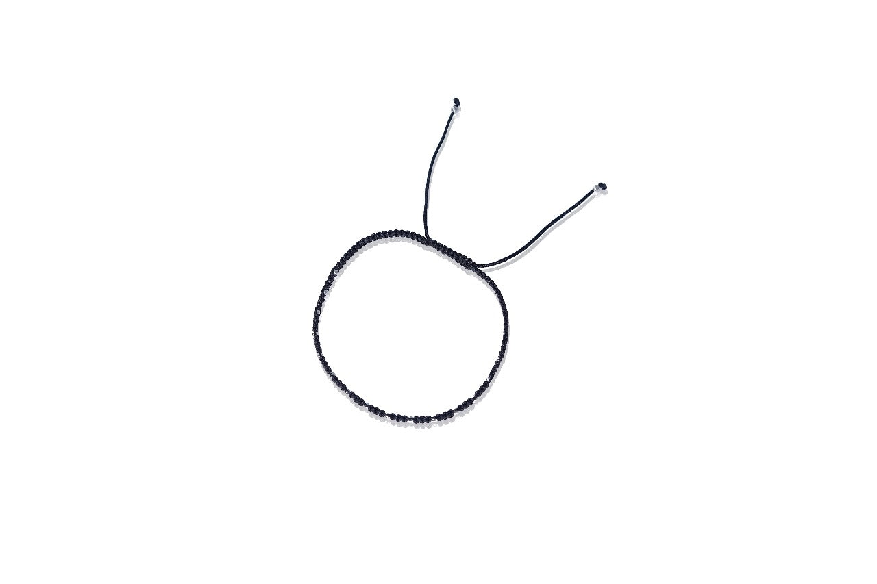 KUPPANDA’S 925 EXCLUSIVE 925 Pure Silver Black Thread Adjustable Anklet For Girls