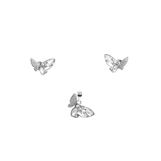 KUPPANDA’S 925 Sterling Silver Pendant Earrings