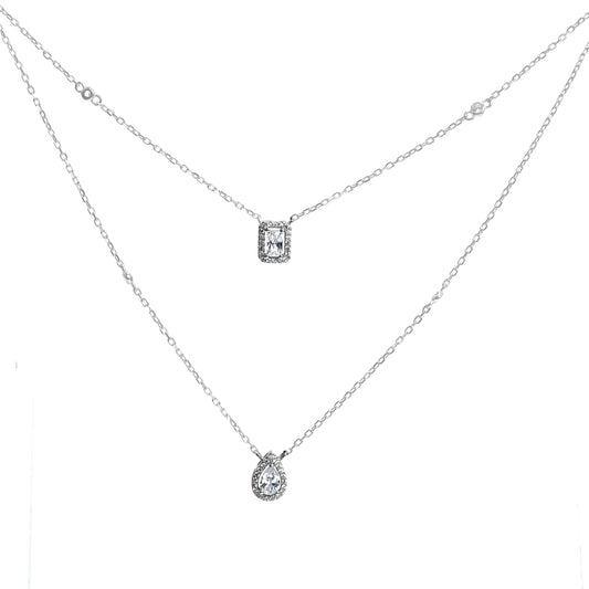 KUPPANDA’S 925 Sterling Silver Necklace Jewellery Set  Sterling Silver Necklace Jewellery Set